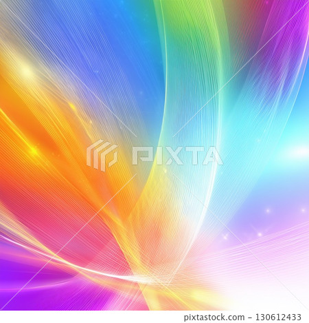 由彩色線條組成的抽象的背景藝術 130612433