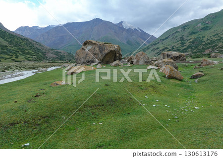 Kyrgyzstan_Trail along the Djuk River 130613176
