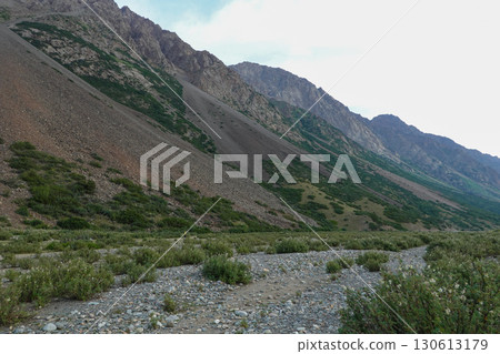 Kyrgyzstan_Trail along the Djuk River 130613179