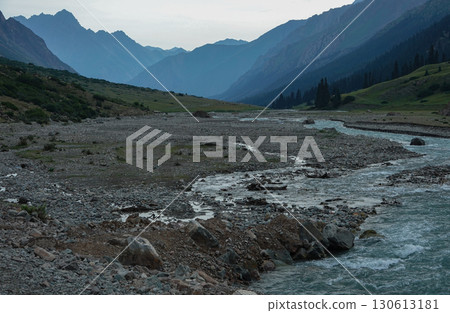 Kyrgyzstan_Trail along the Djuk River Kyrgyzstan_Trail along the Djuk River 130613181