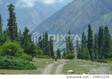 Kyrgyzstan_Trail along the Djuk River Kyrgyzstan_Trail along the Djuk River 130613226