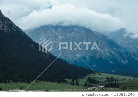Kyrgyzstan_Trail along the Djuk River 130613246
