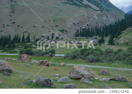 Kyrgyzstan_Trail along the Dzuk River_Dzuk Campsite 130613248