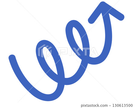 旋轉的藍色箭頭素材 旋轉的藍色箭頭素材 130613500