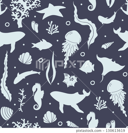 ocean life pattern ocean life pattern 130613619
