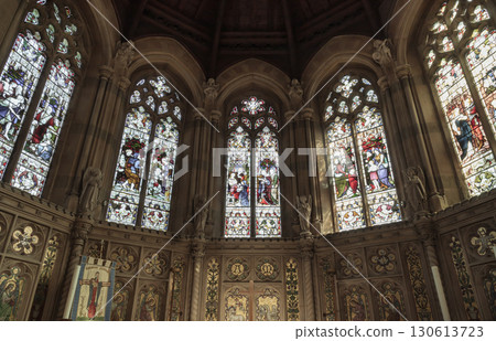 Architecture interior of Parish Church of St John the Baptist, Windsor. 130613723