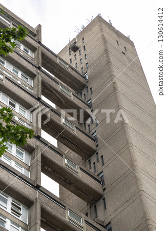a portion of Trellick Tower is indeed recognized for its unique aesthetic and status as a significant example of Brutalist architecture. a portion of Trellick Tower is indeed recognized for its unique aesthetic and status as a significant example of Brutalist architecture. 130614412
