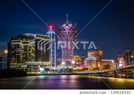 Night view of Macau 130616592