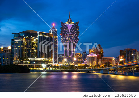 澳門夜景 130616599