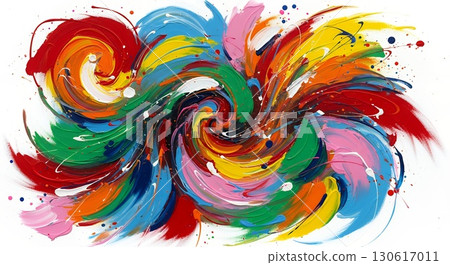 用這幅色彩繽紛的當代藝術背景釋放你的創造力 130617011