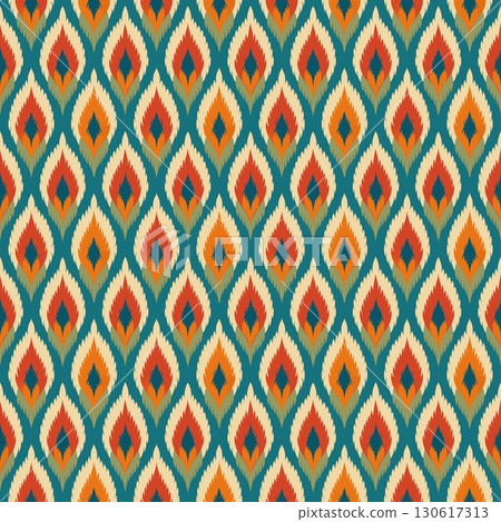 seamless vector pattern of abstract elements 130617313