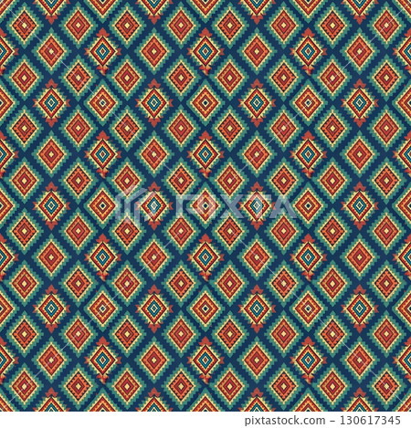 seamless vector pattern of abstract elements seamless vector pattern of abstract elements 130617345