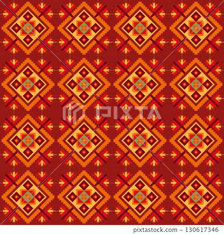 seamless vector pattern of abstract elements seamless vector pattern of abstract elements 130617346