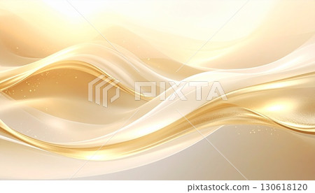 A gold abstract shiny wave pattern background that can be used as a background for luxury cosmetics, fashion, accessories, etc. 130618120