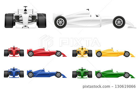 sport racing car for high-speed formula racing cartoon stock vector illustration 130619866