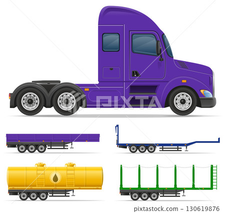 truck cargo freight delivery car cartoon stock vector illustration 130619876