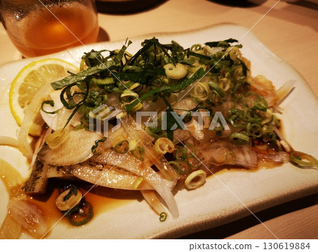 Seared moray eel 130619884