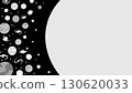 單色框架，側面有太空圖案，上面有星星和星系 130620033