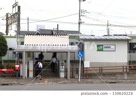 At Kita-Fujioka Station on the Hachiko Line (Fujioka City, Gunma Prefecture) 130620228