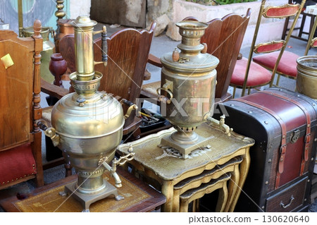 Old items and things are sold at a flea market in Tel Aviv, Israel. Old items and things are sold at a flea market in Tel Aviv, Israel. 130620640
