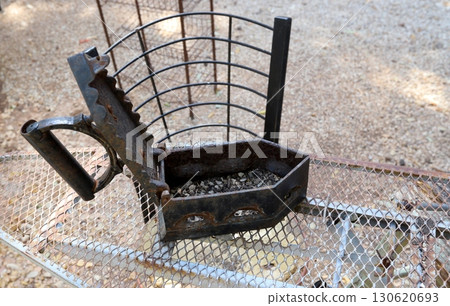 Old items and things are sold at a flea market in Tel Aviv, Israel. 130620693