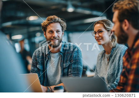 Casual Office Meeting Casual Office Meeting 130620871