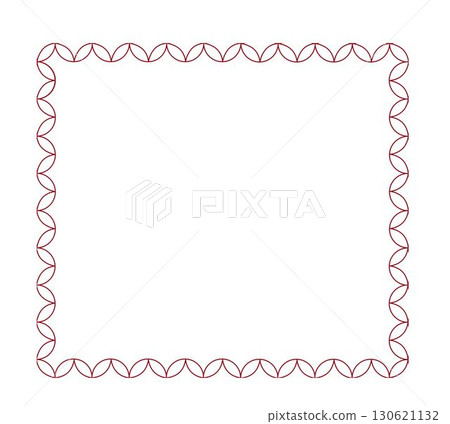 Chinese frame border art china style. Asian new year decorative traditional borders, oriental gold line retro pattern for image frame. Vintage vector Frame. 130621132