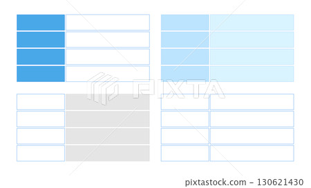 Price list vector illustration 130621430
