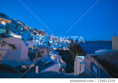 聖托里尼美麗的魔幻時刻 130621554