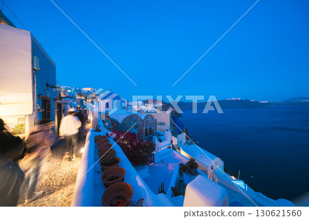 聖托里尼美麗的魔幻時刻 130621560