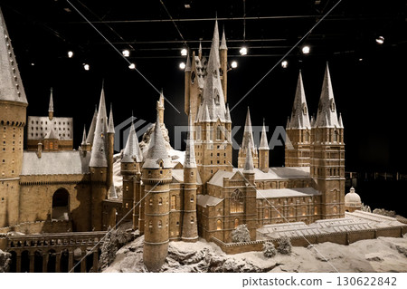 Tokyo, Japan - December 13, 2024: interior main castle inside the Warner Bros Studio Tour Tokyo "The making of Harry Potter" Tokyo, Japan - December 13, 2024: interior main castle inside the Warner Bros Studio Tour Tokyo "The making of Harry Potter" 130622842