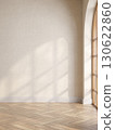 Empty modern interior room boho style 3d illustration 130622860