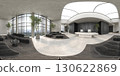 360 panorana of Modern style reception interior room 3D rendering 130622869