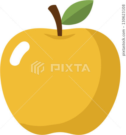 Jonagold apple cute vector illustration icon 130623108