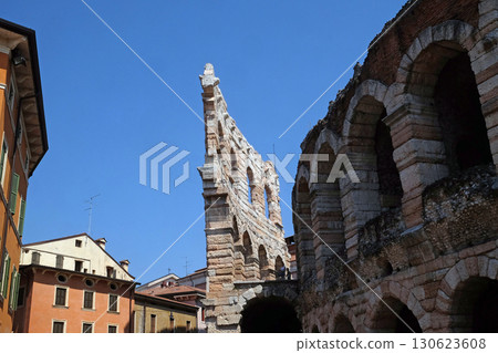 Ancient roman amphitheatre Arena in Verona, Italy Ancient roman amphitheatre Arena in Verona, Italy 130623608