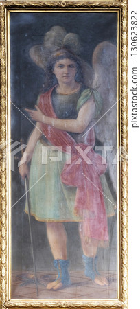 Saint Michael archangel, altarpiece in the Franciscan Church of the Friars Minor in Dubrovnik 130623822