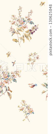 Varied Floral And Whimsical Patterned Decorative Paper Assortment Varied Floral And Whimsical Patterned Decorative Paper Assortment 130625848