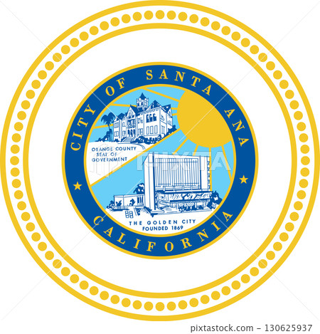 Seal of Santa Ana, California Seal of Santa Ana, California 130625937