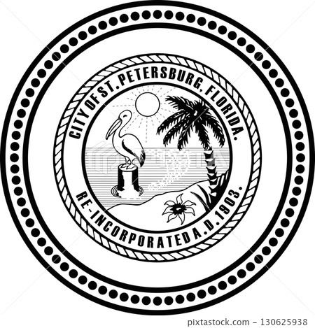 Seal of St. Petersburg, Florida Seal of St. Petersburg, Florida 130625938