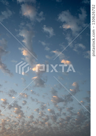 Sky with Scattered Clouds at Sunset Sky with Scattered Clouds at Sunset 130626782