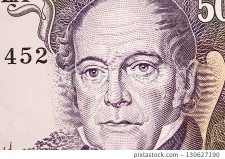 Andres Bello a closeup portrait from old Venezuelan money Andres Bello a closeup portrait from old Venezuelan money 130627190