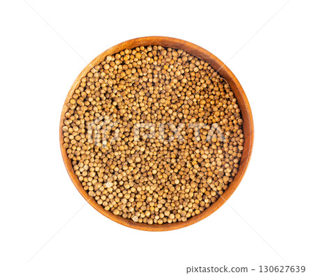 Coriander Seeds Isolated, Cilantro Grains, Chinese Parsley Seed Group, Dry Spices, Seasonings Coriander Seeds Isolated, Cilantro Grains, Chinese Parsley Seed Group, Dry Spices, Seasonings 130627639