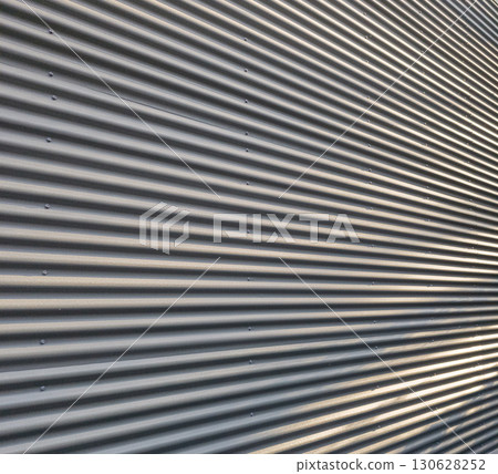 Corrugated Metal Wall Texture with Dynamic Shadows and Highlights Corrugated Metal Wall Texture with Dynamic Shadows and Highlights 130628252