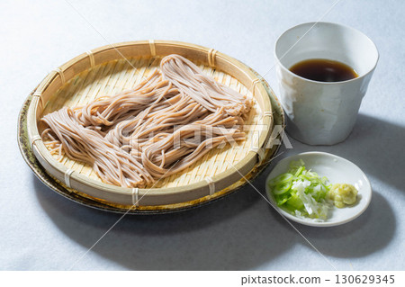 [Food Ingredients] Togakushi soba noodles served on a colander [Nagano Prefecture] 130629345