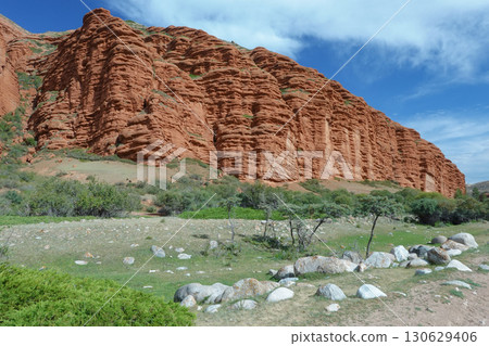 Kyrgyzstan_Trail along the Djuk River_Darkhan Outcrop 130629406