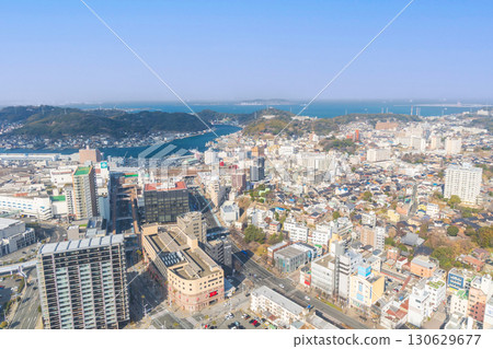 山口縣下關市海峽夢塔的景色 130629677