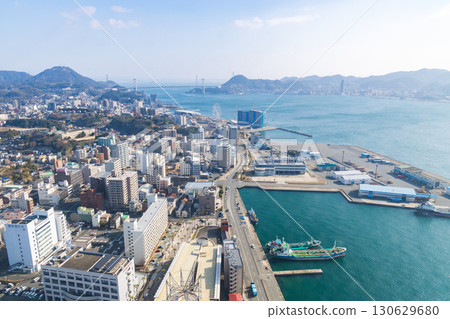 山口縣下關市海峽夢塔的景色 130629680