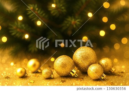 Gold glitter background texture material. Sparkling, luxurious golden background. Gold glitter background texture material. Sparkling, luxurious golden background. 130630356
