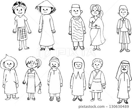 世界各地外國人全身切圖 130630489