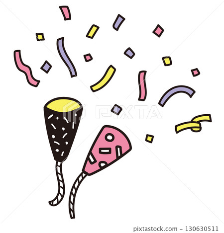 Hand drawn vector illustration of crackers 130630511